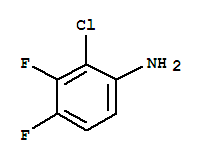 Molecular Structure of 36556-48-6 (Benzenamine,2-chloro-3,4-difluoro-)