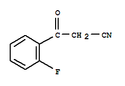 Molecular Structure of 31915-26-1 (Benzenepropanenitrile, 2-fluoro-β-oxo-)